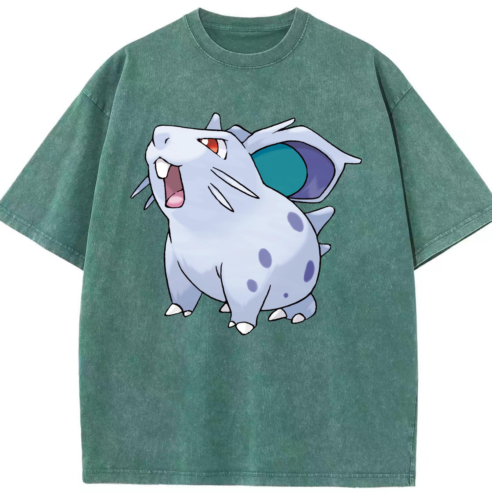 （画像用） ポケットモンスター Pokémon 綿100% ヴィンテージ風 半袖Tシャツ（フロントプリント）